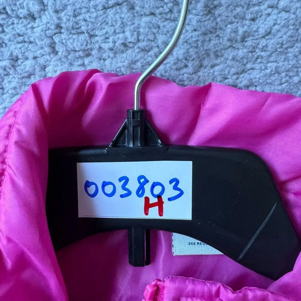 NEW Magellan Jacket Girls Extra Large 16‎ Pink Black Colorblock Puffer Youth Ski